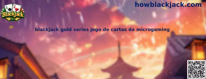 Blackjack Gold Series Jogo de Cartas da Microgaming