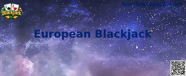 Mesa de European Blackjack com cartas e elementos do jogo