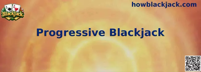 Mesa de Progressive Blackjack representando a modalidade de blackjack progressivo